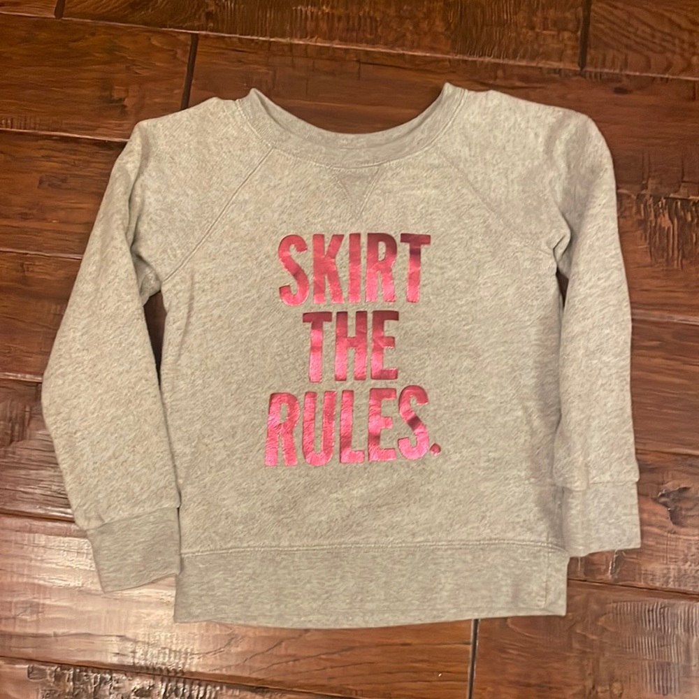 Skirt the Rules sweatshirt size 5